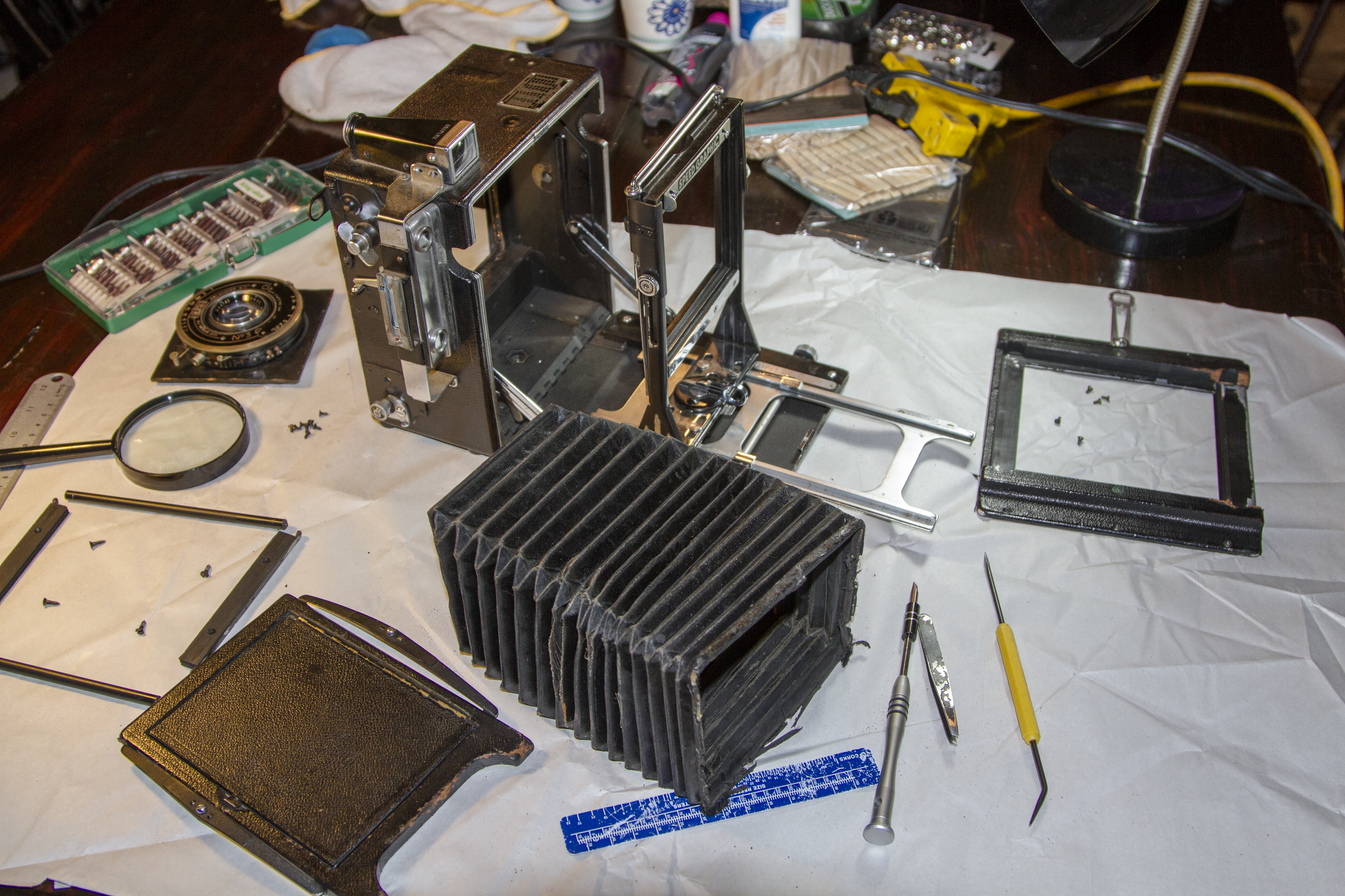 Graflex Speed Graphic - 4x5 Anniversary Restoration